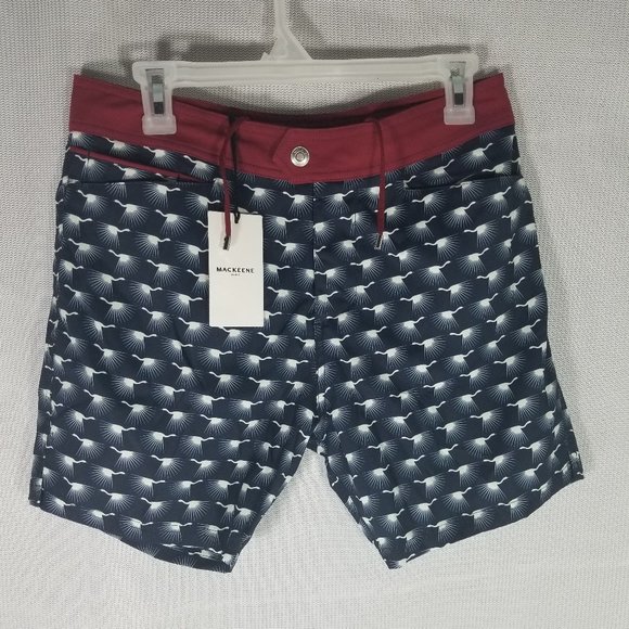 Mackeene | Barth5 Navy Heron Swim Short XS(29) S(30) NWT UK SIZES - Picture 1 of 5